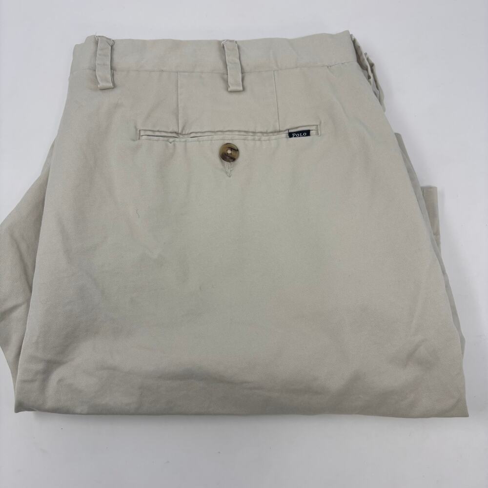 Polo Ralph Lauren Mens Sz40 Beige Stretch Classic Fit Chino Shorts